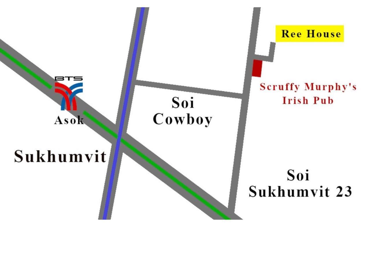 Hotel Ree House@Soi Cowboy-Asoke Bts-Mrt Bangkok Exterior foto